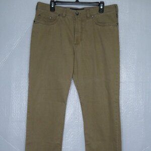 Atelier Gardeur NEVIO-2 Light Brown Flex Pants Regular Fit Men's Size 36 x 34